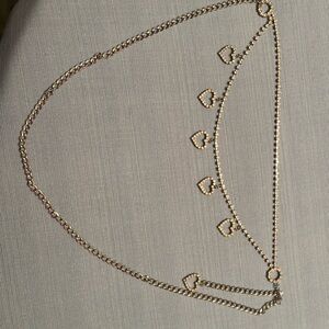 Gold Heart Chain Belt